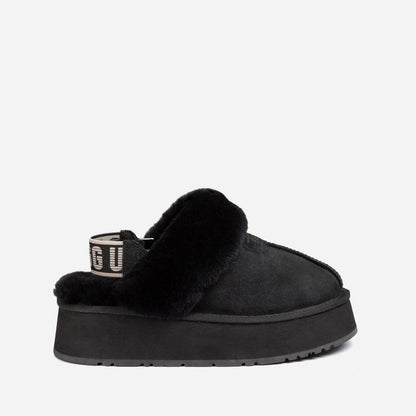 Ugg Coquette Platform Slipper (Elastic Logo &amp; Wool Strap) (Detachable Feature)-LADIES UGG-PEROZ Accessories