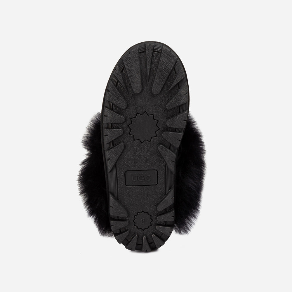 Ugg Coquette Premium Esperanza Sheepskin Slipper (Elastic Backstrap) (Detachable Feature)-LADIES UGG-PEROZ Accessories