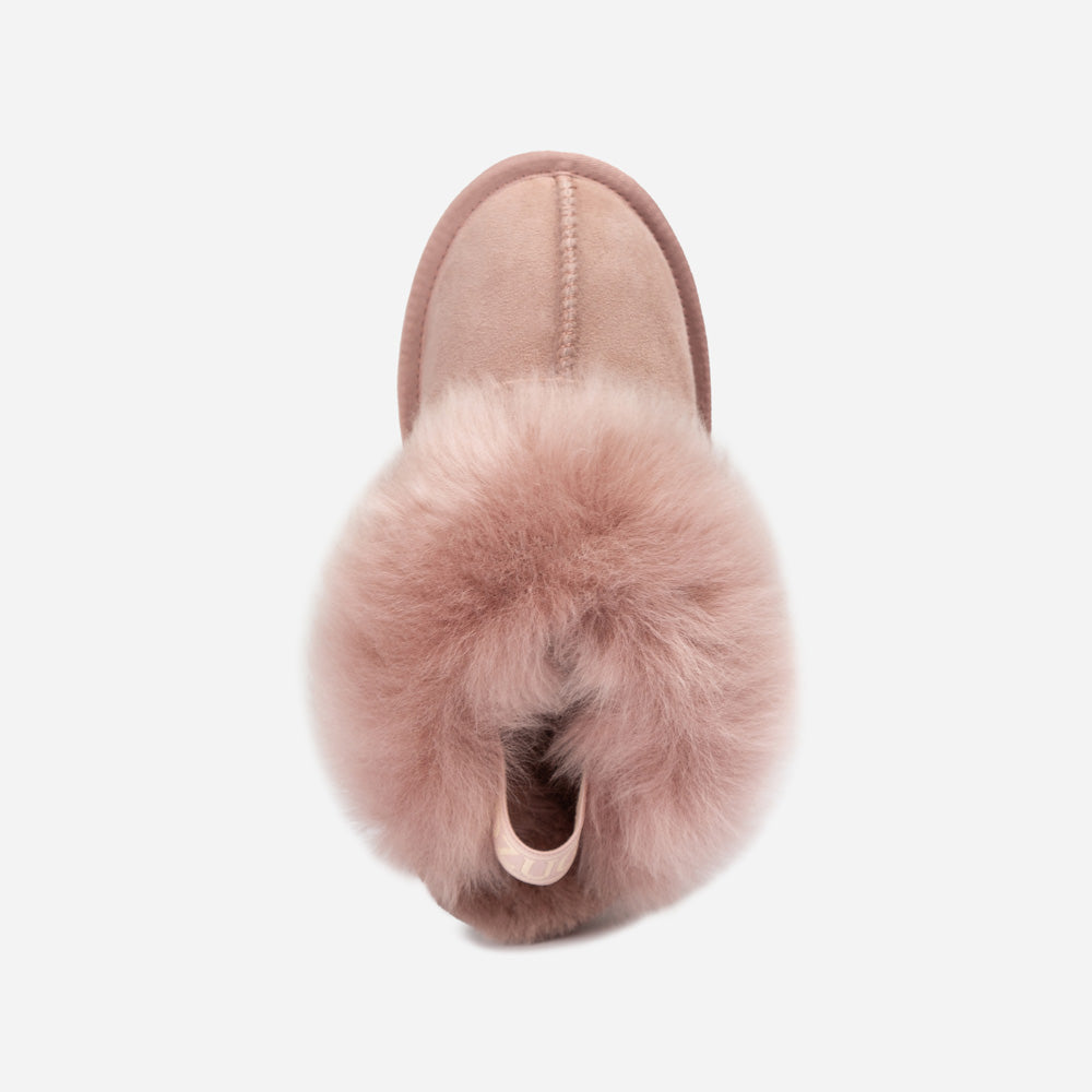 Ugg Coquette Premium Esperanza Sheepskin Slipper (Elastic Backstrap) (Detachable Feature)-LADIES UGG-PEROZ Accessories