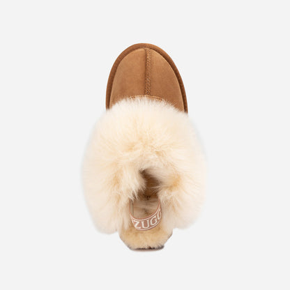 Ugg Coquette Premium Esperanza Sheepskin Slipper (Elastic Backstrap) (Detachable Feature)-LADIES UGG-PEROZ Accessories