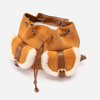 Ugg Excursion Shearling Backpack-PEROZ Accessories