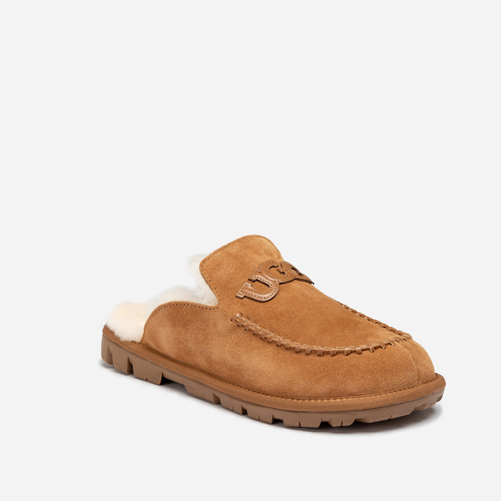 Ugg Fremantle Sudge Logo Men Slipper-Mens Slippers-PEROZ Accessories