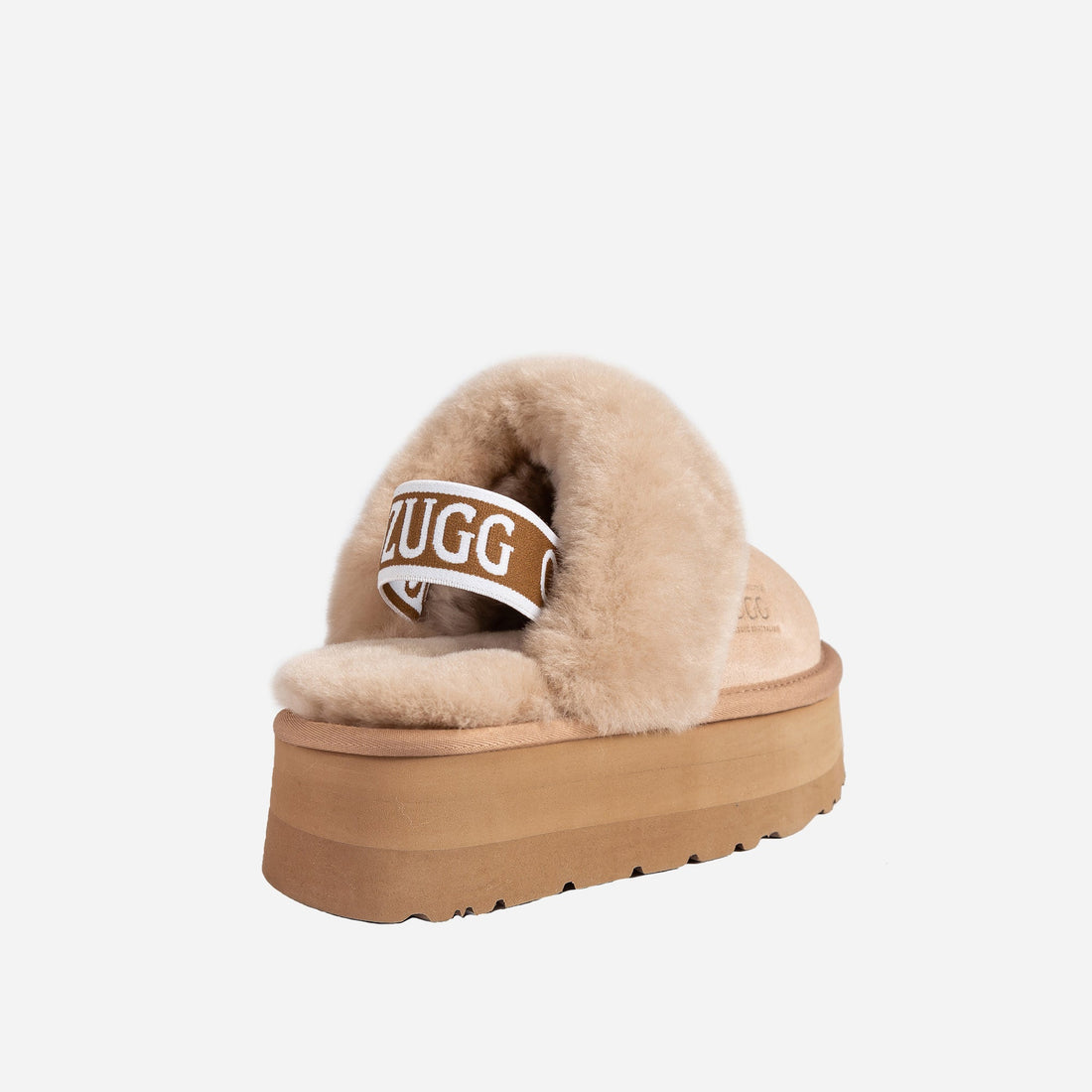 Ugg High Platform Slipper (Elastic Backstrap) (5cm)-LADIES UGG-PEROZ Accessories
