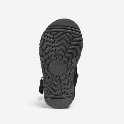 Ugg Kids Mini Zipper Tape Logo Boots-KIDS UGG-PEROZ Accessories