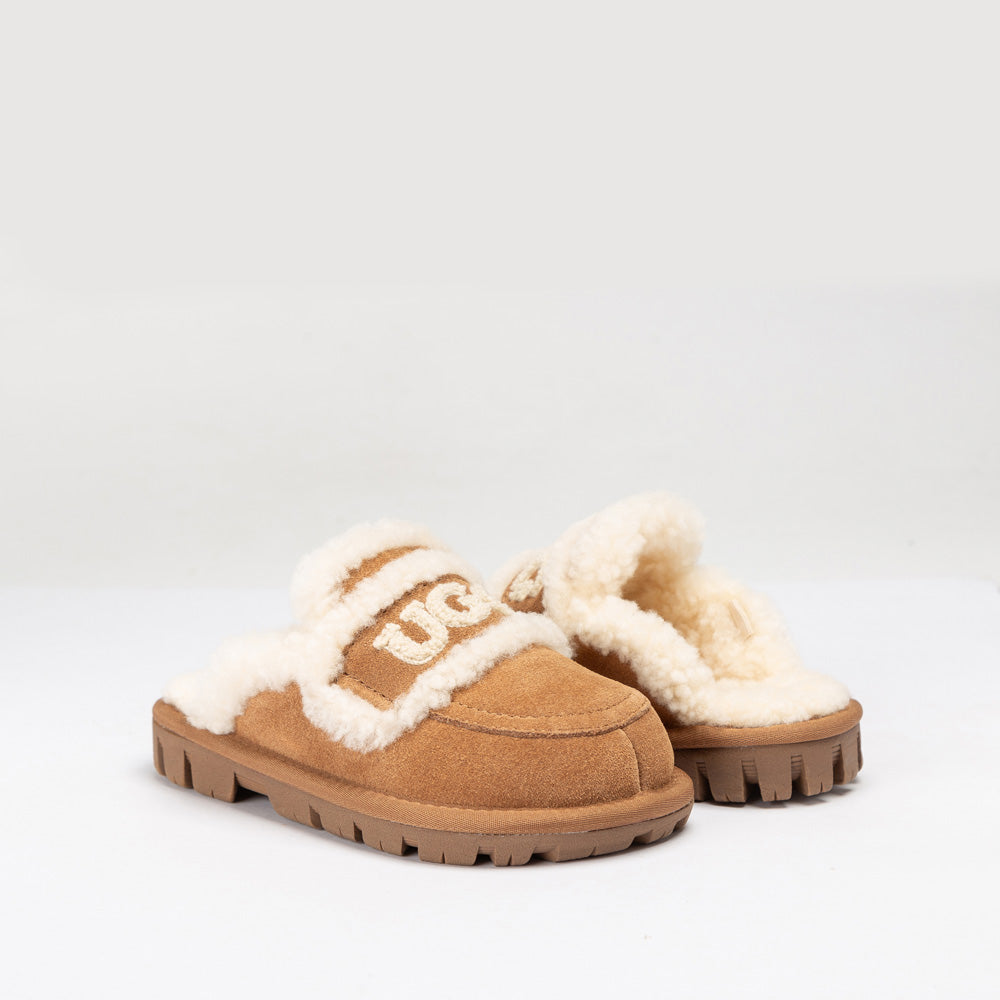 Ugg Kids Violet Shearling Slipper (Detachable Feature)-KIDS UGG-PEROZ Accessories