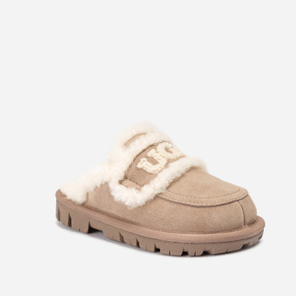 Ugg Kids Violet Shearling Slipper (Detachable Feature)-KIDS UGG-PEROZ Accessories