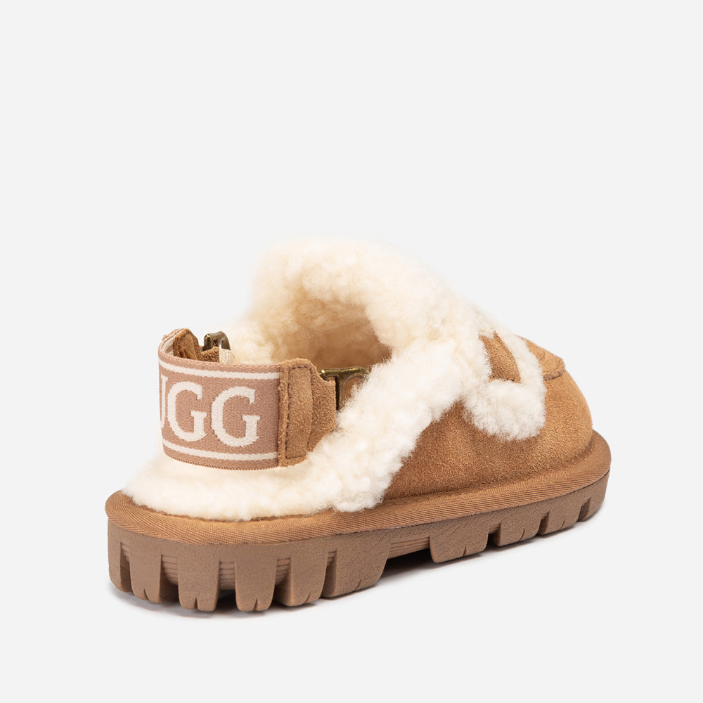 Ugg Kids Violet Shearling Slipper (Detachable Feature)-KIDS UGG-PEROZ Accessories
