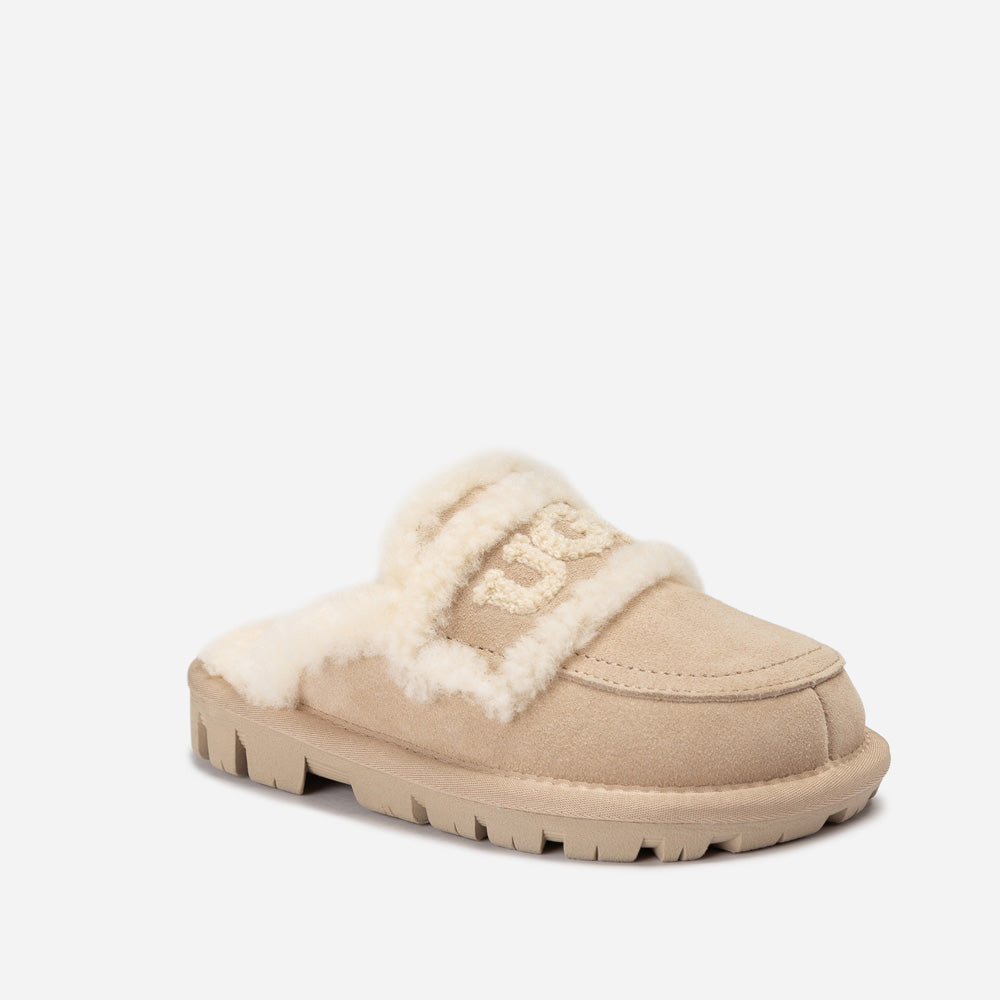 Ugg Kids Violet Shearling Slipper (Detachable Feature)-KIDS UGG-PEROZ Accessories