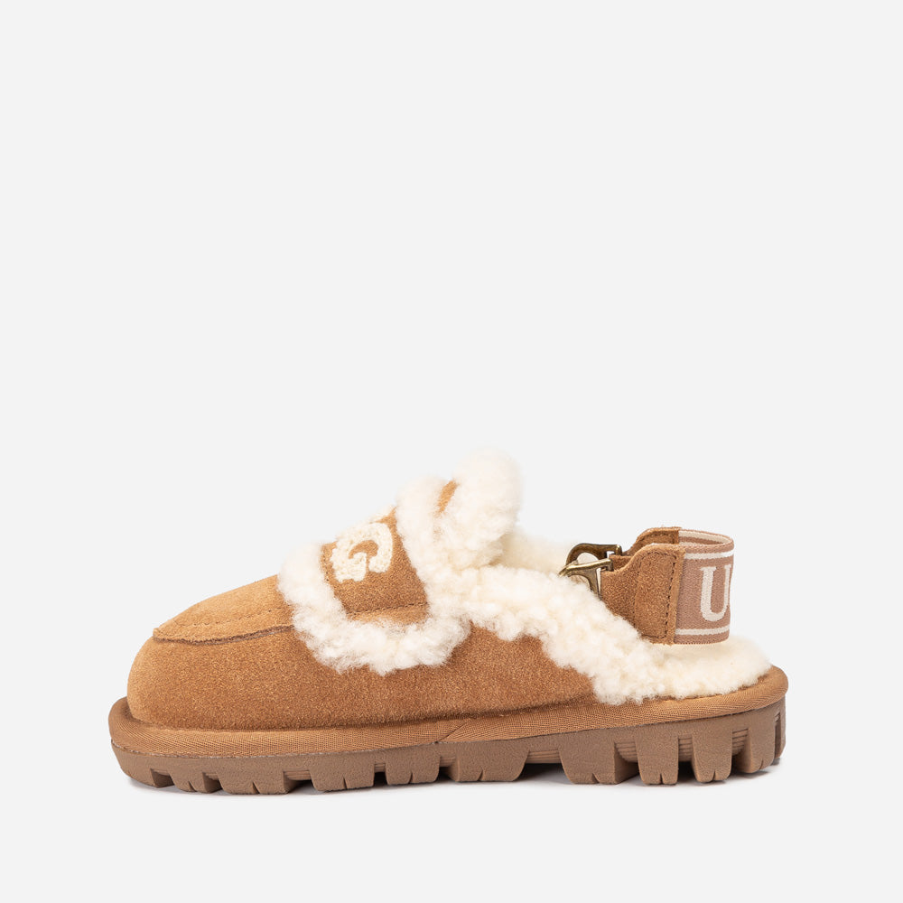 Ugg Kids Violet Shearling Slipper (Detachable Feature)-KIDS UGG-PEROZ Accessories