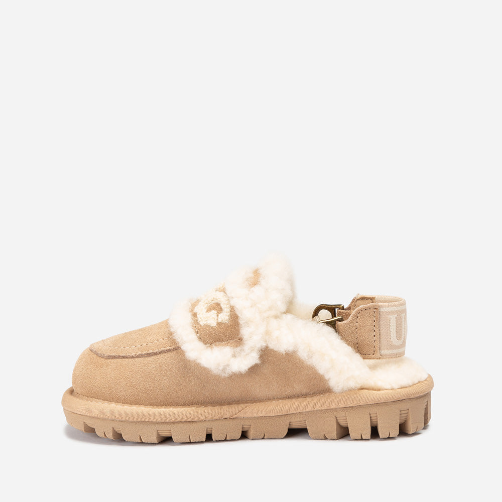 Ugg Kids Violet Shearling Slipper (Detachable Feature)-KIDS UGG-PEROZ Accessories