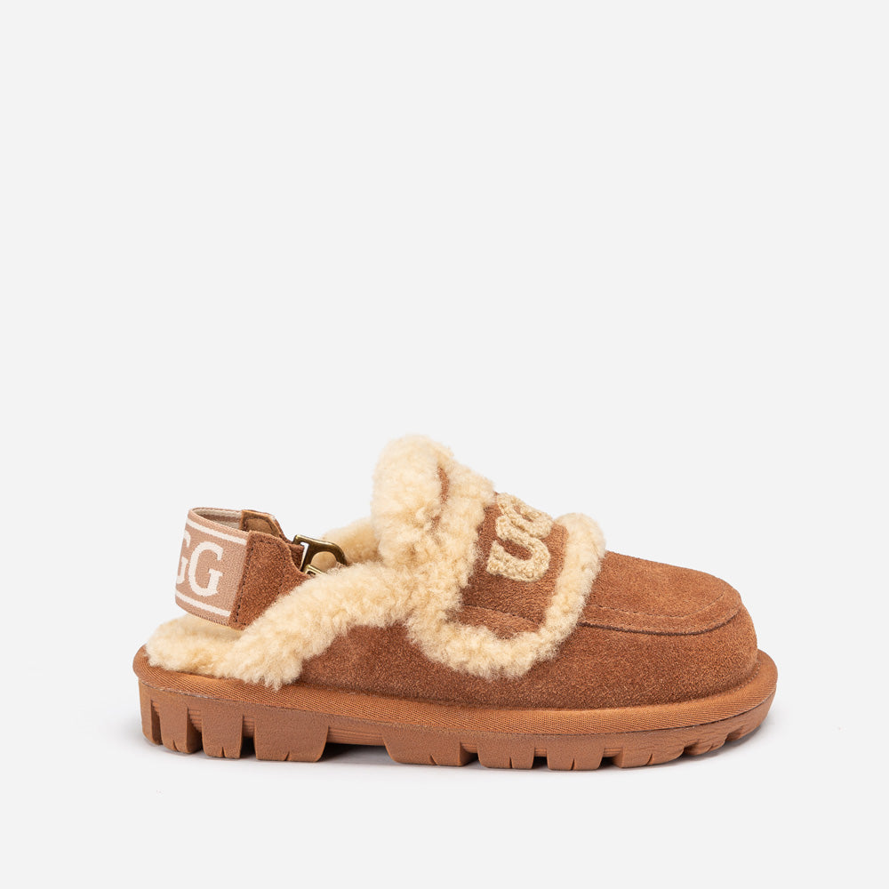 Ugg Kids Violet Shearling Slipper (Detachable Feature)-KIDS UGG-PEROZ Accessories