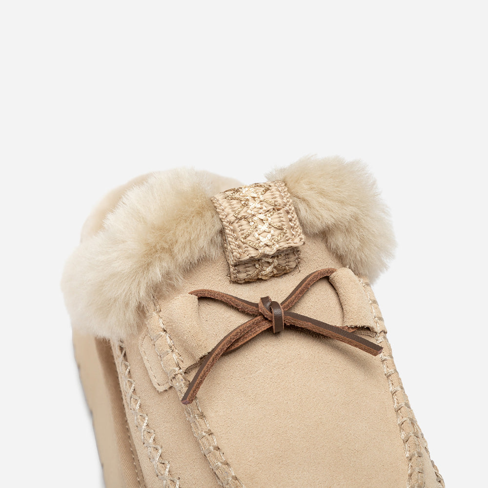 Ugg Letitia Platform Slipper (Replaceable Decoration)-Women Slippers-PEROZ Accessories