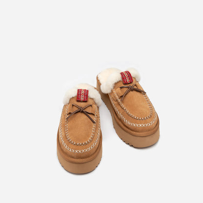 Ugg Letitia Platform Slipper (Replaceable Decoration)-Women Slippers-PEROZ Accessories