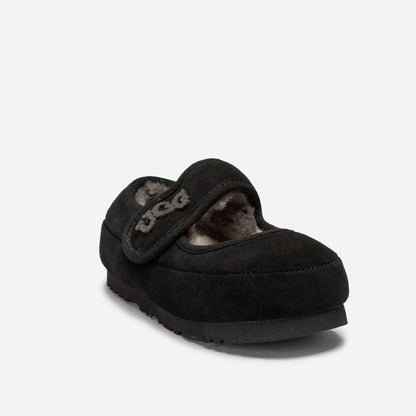 Ugg Logo Kids Mary Jane-Kids Slippers-PEROZ Accessories