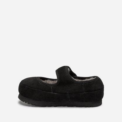 Ugg Logo Kids Mary Jane-Kids Slippers-PEROZ Accessories