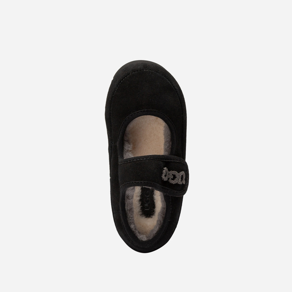 Ugg Logo Kids Mary Jane-Kids Slippers-PEROZ Accessories
