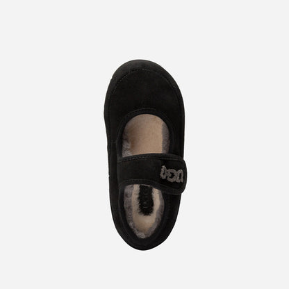 Ugg Logo Kids Mary Jane-Kids Slippers-PEROZ Accessories