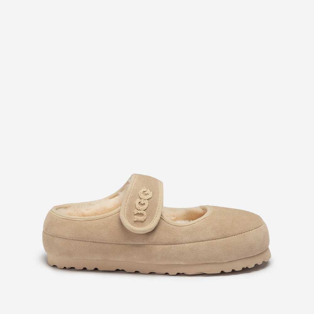 Ugg Mary Jane Emb Logo-Women Moccasins Loafers-PEROZ Accessories