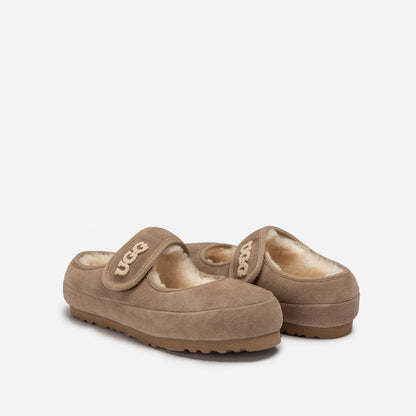 Ugg Mary Jane Emb Logo-Women Moccasins Loafers-PEROZ Accessories
