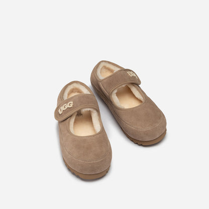 Ugg Mary Jane Emb Logo-Women Moccasins Loafers-PEROZ Accessories