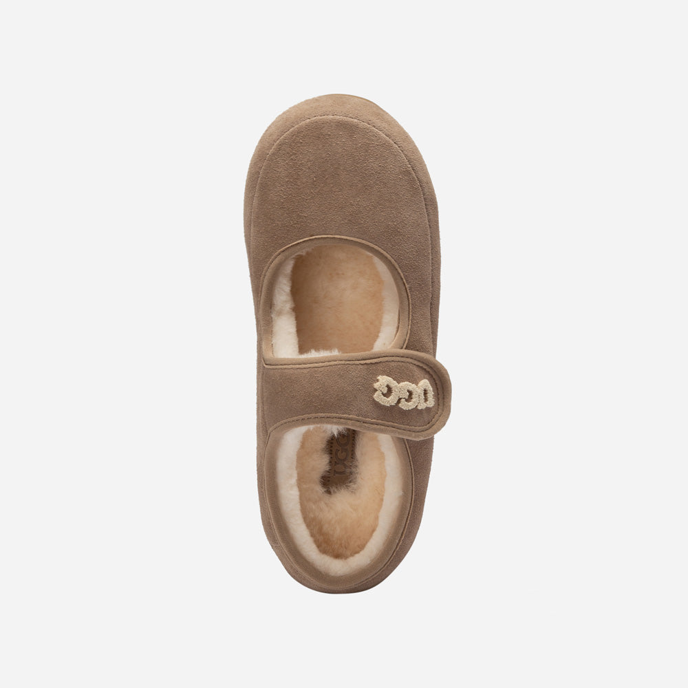 Ugg Mary Jane Emb Logo-Women Moccasins Loafers-PEROZ Accessories