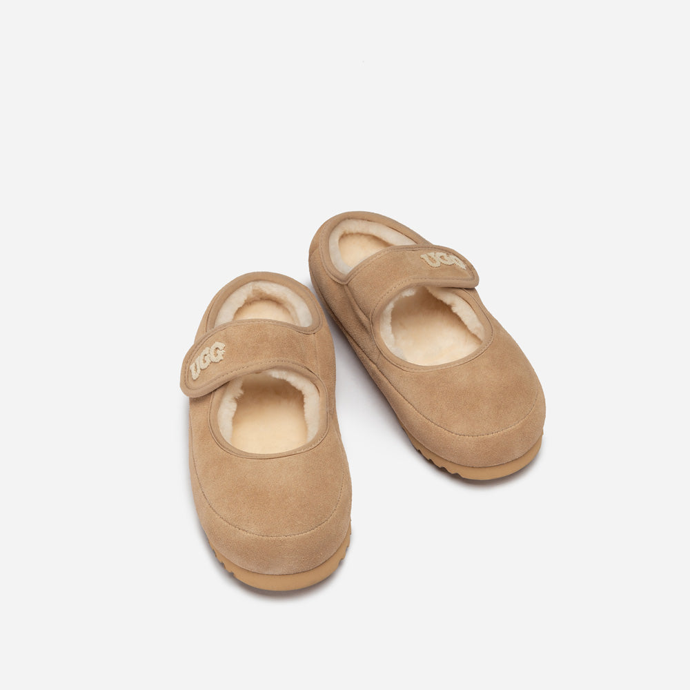 Ugg Mary Jane Emb Logo-Women Moccasins Loafers-PEROZ Accessories
