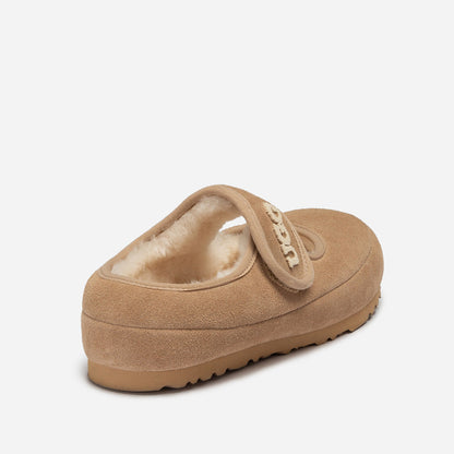 Ugg Mary Jane Emb Logo-Women Moccasins Loafers-PEROZ Accessories