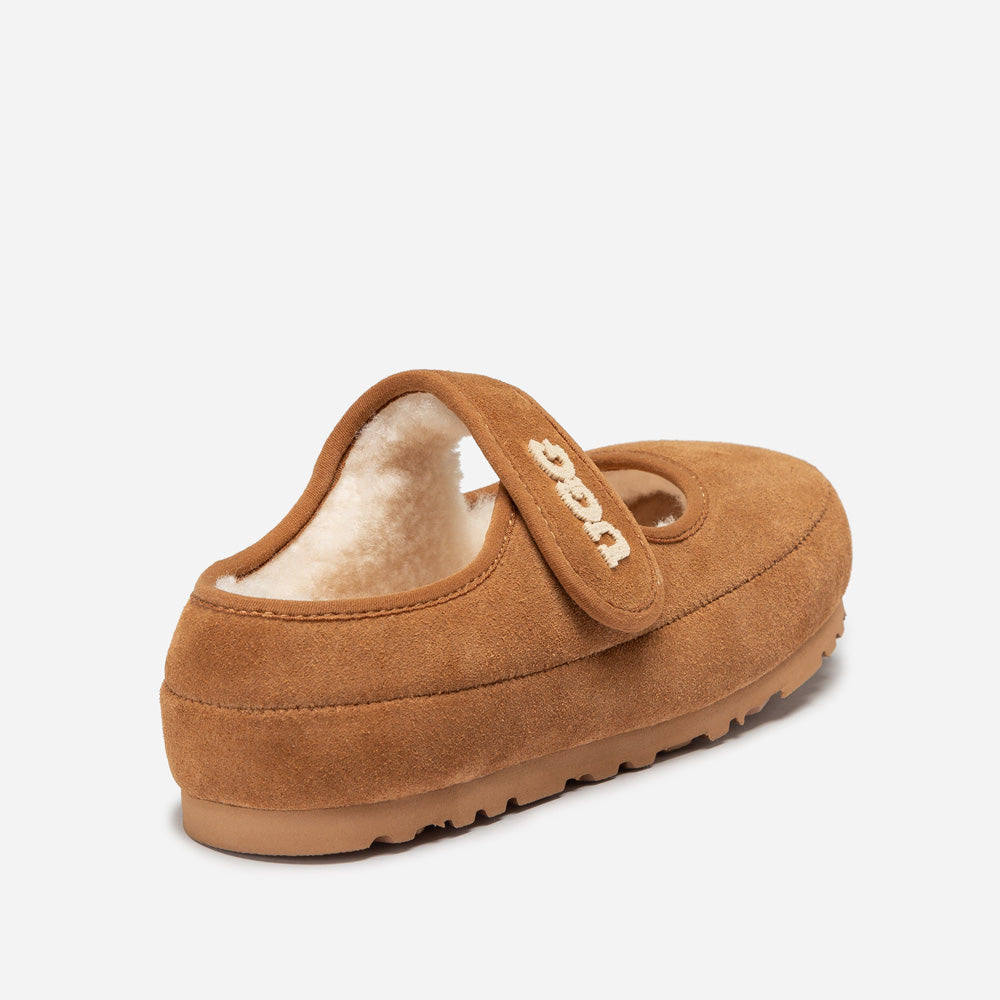 Ugg Mary Jane Emb Logo-Women Moccasins Loafers-PEROZ Accessories