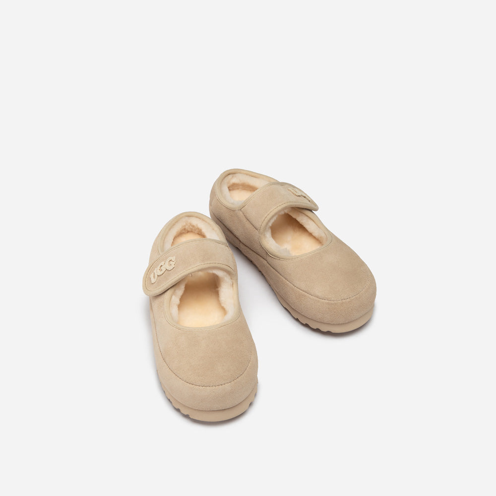 Ugg Mary Jane Emb Logo-Women Moccasins Loafers-PEROZ Accessories