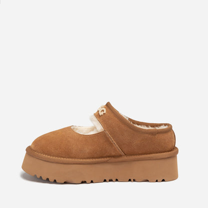 Ugg Mary Jane Emb Logo Platform-Women Moccasins Loafers-PEROZ Accessories