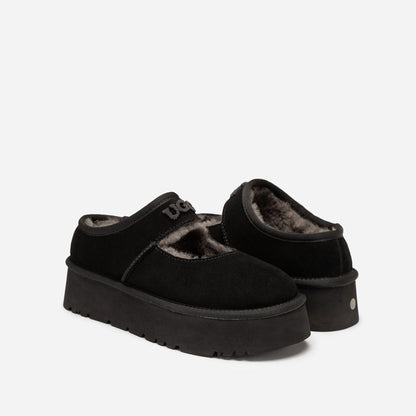 Ugg Mary Jane Emb Logo Platform-Women Moccasins Loafers-PEROZ Accessories