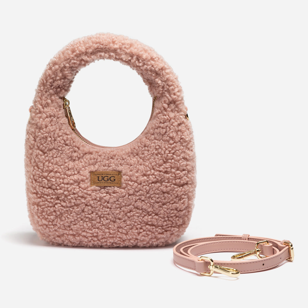 Ugg Momo Shearling Shoulder Bag-PEROZ Accessories