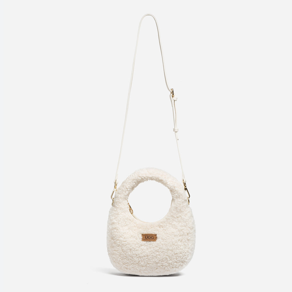 Ugg Momo Shearling Shoulder Bag-PEROZ Accessories