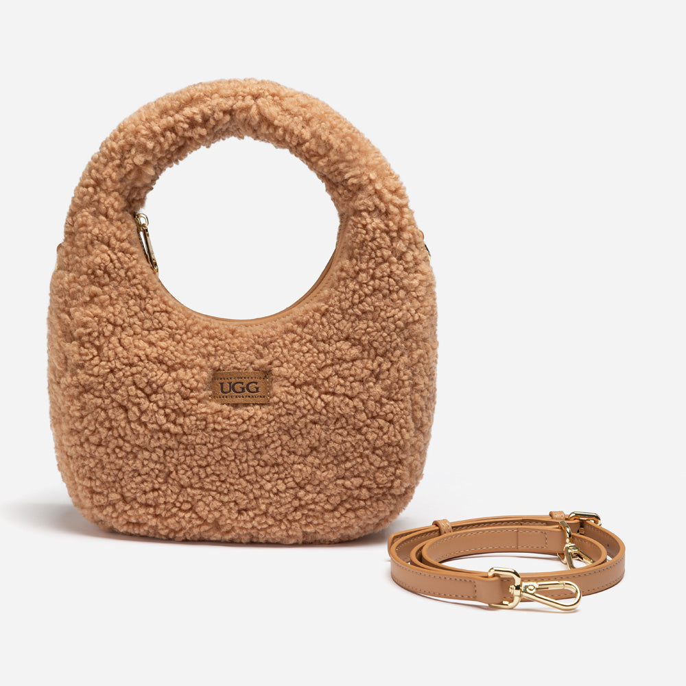 Ugg Momo Shearling Shoulder Bag-PEROZ Accessories
