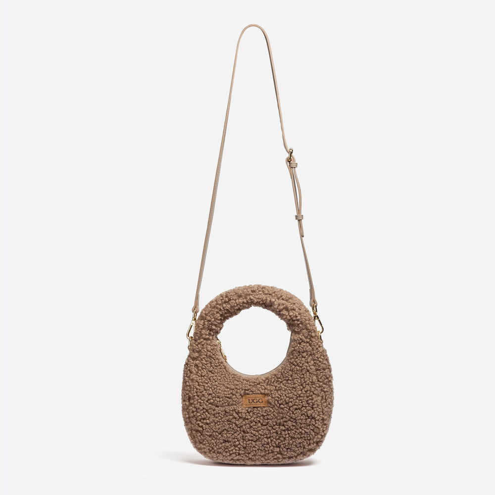 Ugg Momo Shearling Shoulder Bag-PEROZ Accessories