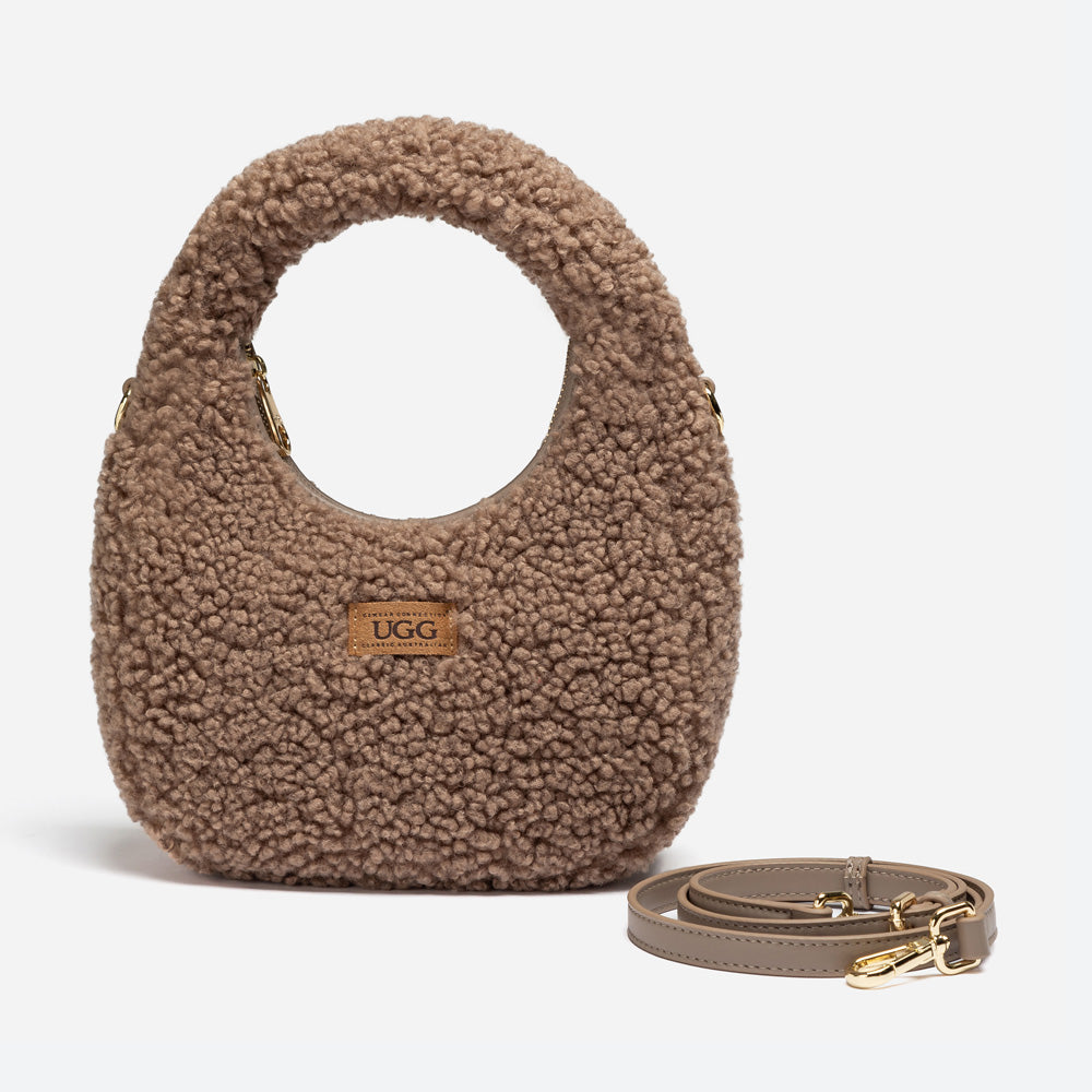 Ugg Momo Shearling Shoulder Bag-PEROZ Accessories