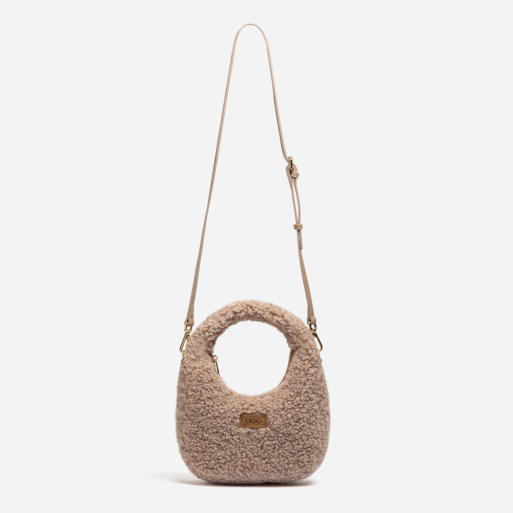 Ugg Momo Shearling Shoulder Bag-PEROZ Accessories