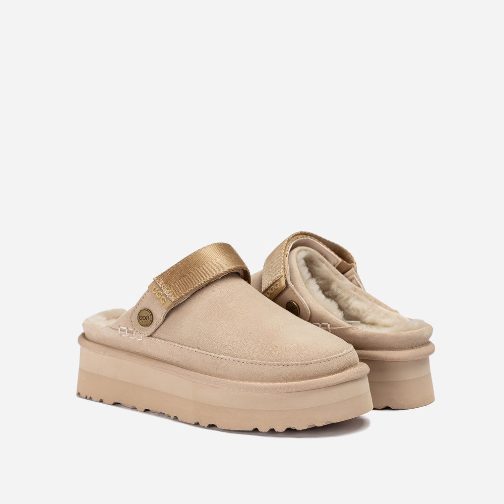 Ugg Oz Platform Shearing Clog-PEROZ Accessories