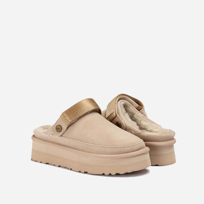 Ugg Oz Platform Shearing Clog-PEROZ Accessories