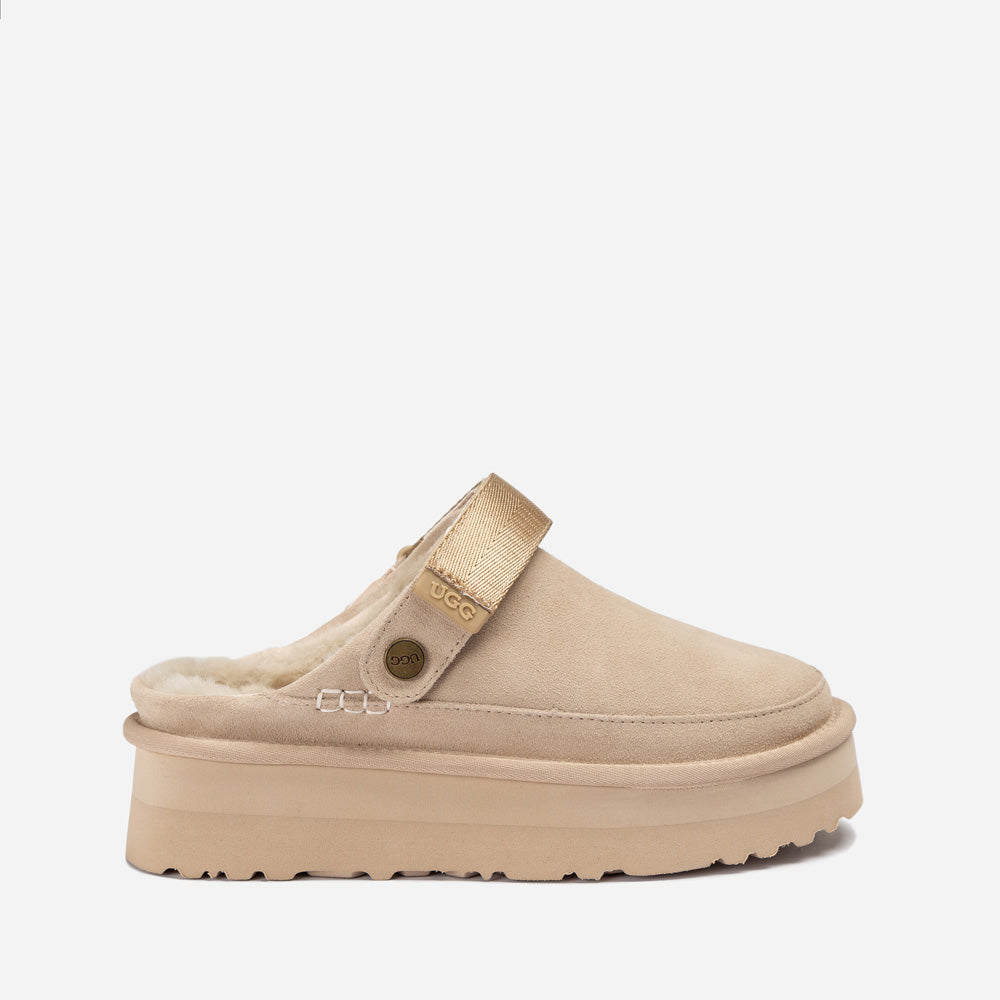 Ugg Oz Platform Shearing Clog-PEROZ Accessories