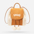 Ugg Pompom Fluffy Backpack-PEROZ Accessories