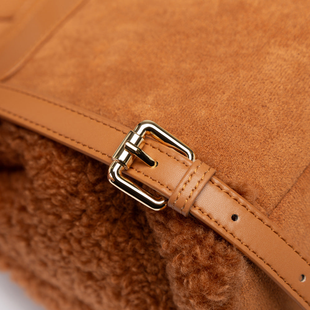 Ugg Pompom Fluffy Backpack-PEROZ Accessories