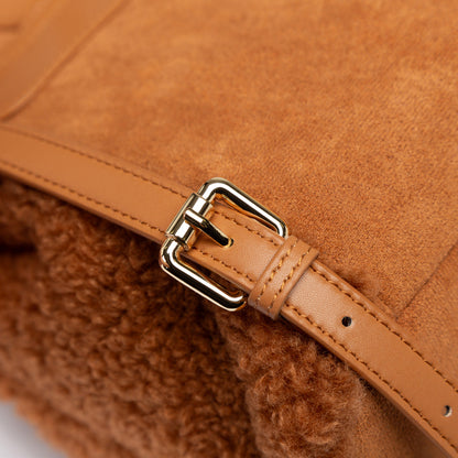 Ugg Pompom Fluffy Backpack-PEROZ Accessories