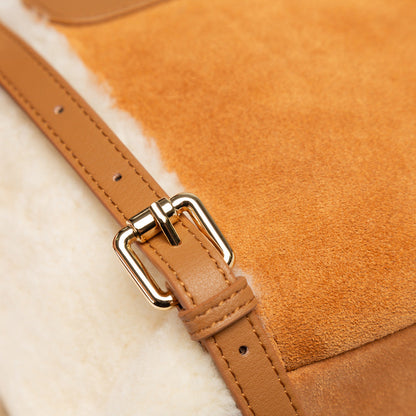 Ugg Pompom Fluffy Backpack-PEROZ Accessories