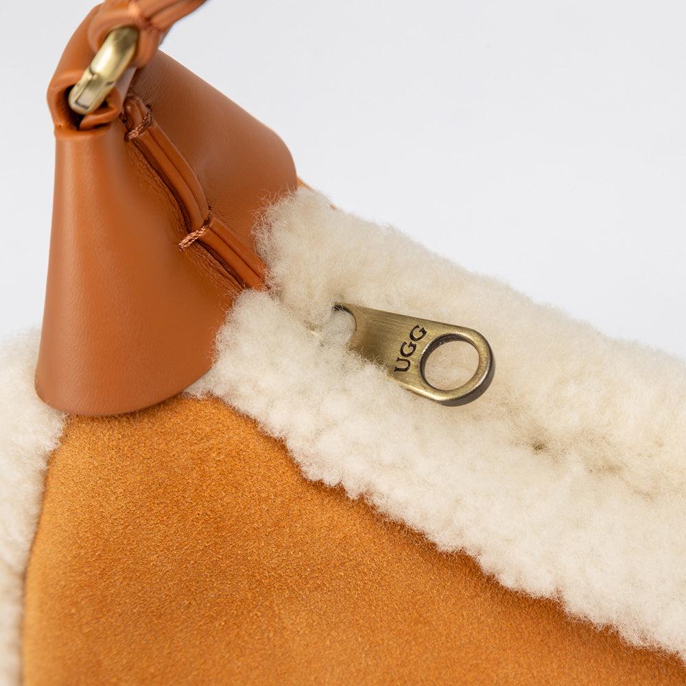 Ugg Shearling Shoulder Bag-PEROZ Accessories