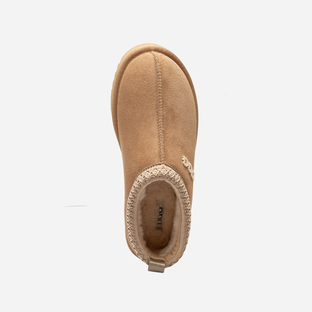 Ugg Sydney Emb Logo Slipper-Unisex Classic UGG Slippers-PEROZ Accessories