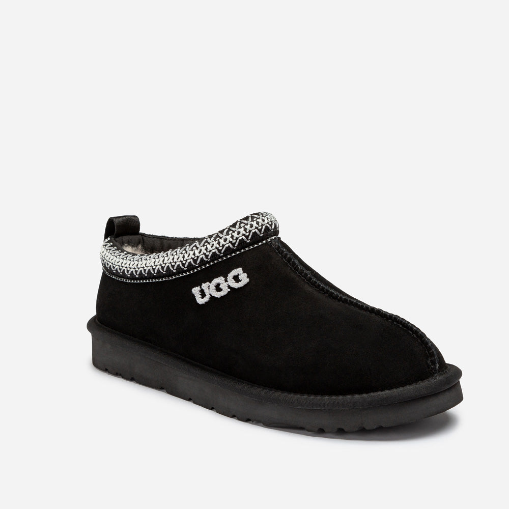 Ugg Sydney Emb Logo Slipper-Unisex Classic UGG Slippers-PEROZ Accessories