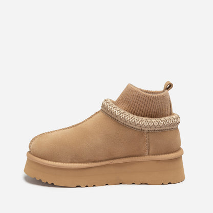 Ugg Sydney Knit Platform Slipper-Women Slippers-PEROZ Accessories
