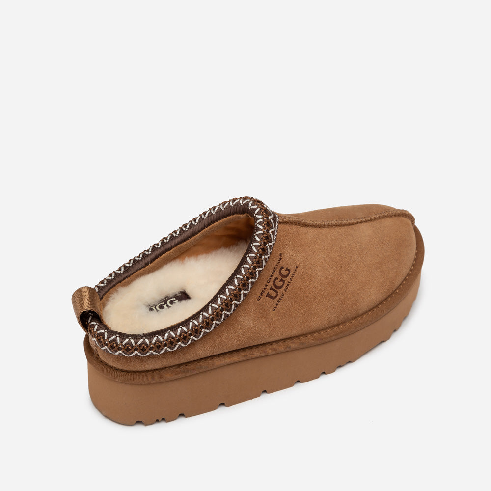 Ugg Sydney Spring Platform Slipper (Water Resistant) (Detachable Wool Insole)-Women Slippers-PEROZ Accessories