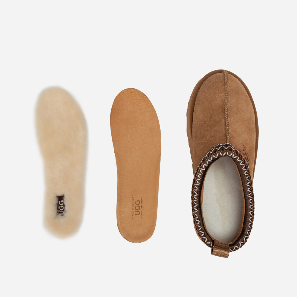 Ugg Sydney Spring Platform Slipper (Water Resistant) (Detachable Wool Insole)-Women Slippers-PEROZ Accessories